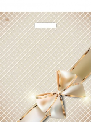 Пакет с вырубной ручкой 38*45см "Изысканность", 60мкм  н00268702