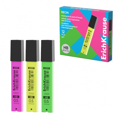 Грифели д/каран. 0,5мм НВ  EK 63597