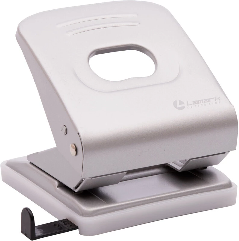 Дырокол на 30л. метал. "Lamark" серый 150