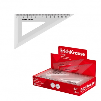 Угольник 60град./13см Прозрачность  EK 61845