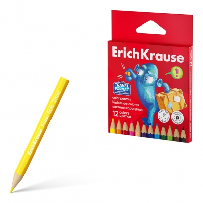 Карандаши 12цв. "Веселые друзья" мини  EK  62930