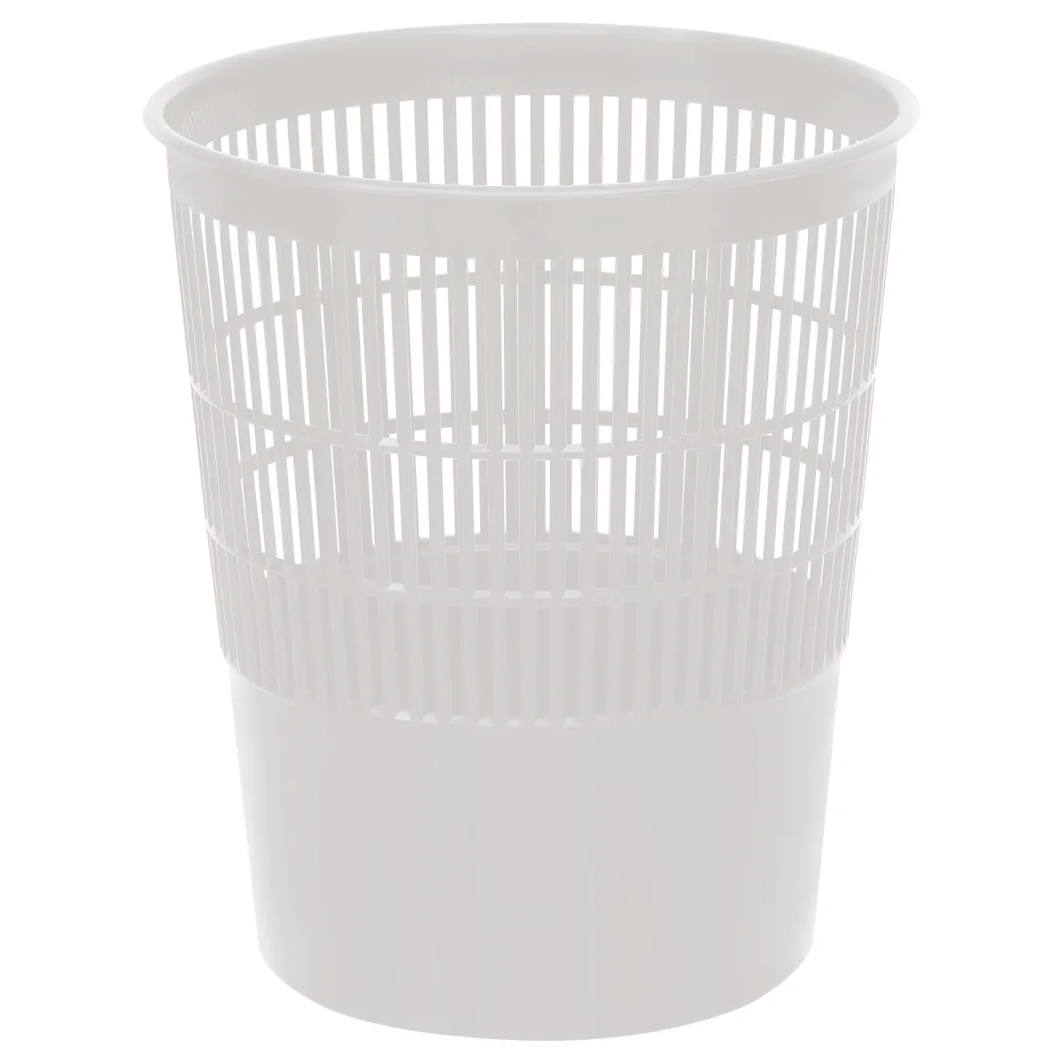 Корзина д/бумаг 14л. сетчат. круглая белая  КР-31568