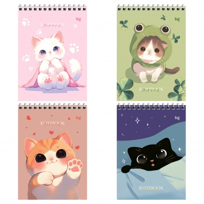 Блокнот А5 40л. кл. на греб. "Котибук"  Б5гр40 06155