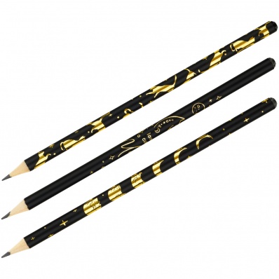 Карандаш ч/г НВ "Лунный кот" ассорти   MS_58144