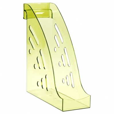 Лоток вертик. "Эксперт" тонир. лайм  95мм ЛТВ-31153