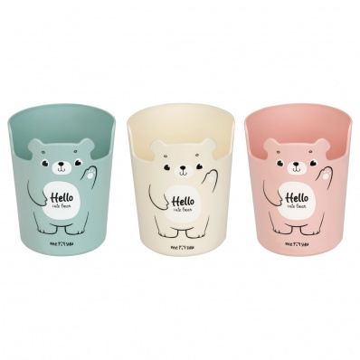 Стакан д/письм. принадл. MESHU "Медведь" ассорти MS_65095