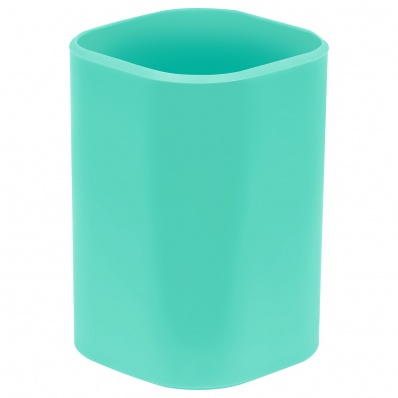 Стакан д/письм. принадл. квадратн. мятная, СТАММ "Фаворит" ПС-31286