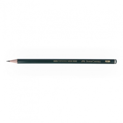 Карандаш ч/г "9000" Н шестигр., корп. зел.  FC 119011