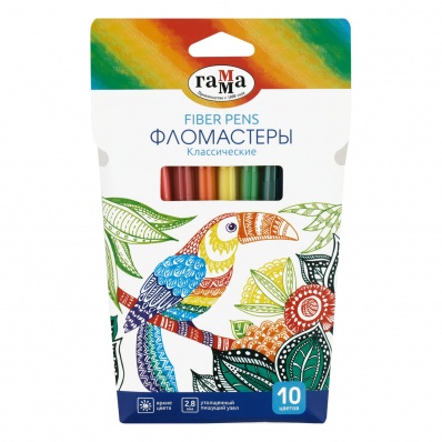 Фломастеры 10цв. "Классические" Гамма 130822_10