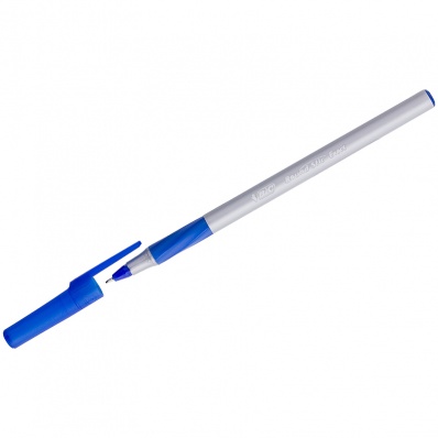 Ручка шар. синяя 0,7мм "Точная круглая форма" Bic, грип  918543