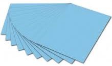 Бумага цвет. FOLIA 300гр/м2, 50*70, голубой небесный
