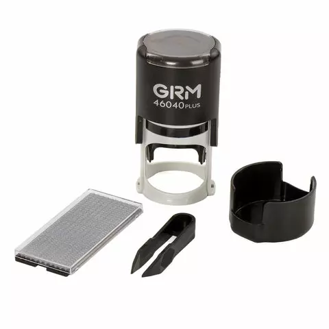 Штамп самонаборный 2 круга 1 касса GRM46040 plus/2