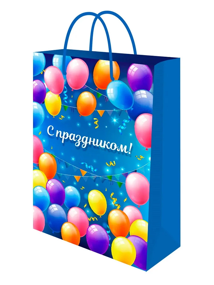 Пакет подарочный 14*20*6,5см "Воздушное поздравление" ППК-7083