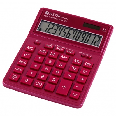 Калькулятор 12p "Eleven" 155*204мм розовый SDC-444X-PK
