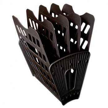 Лоток вертик.-гориз. 5-ти секц. сборный черный  ЛТ91