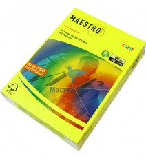 Бумага "M/Color" А4, 80г/м2, 50л. (ярко-желтая) IG50