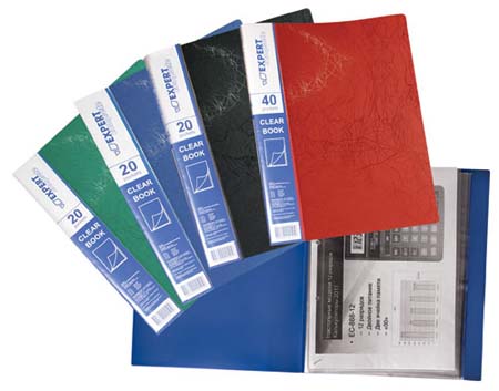 Папка с 20 вкл. "Premier" синяя  22132