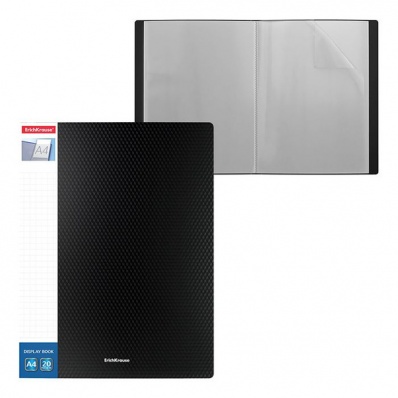 Папка с 20 вклад. Бриллиант черная ЕК 49943