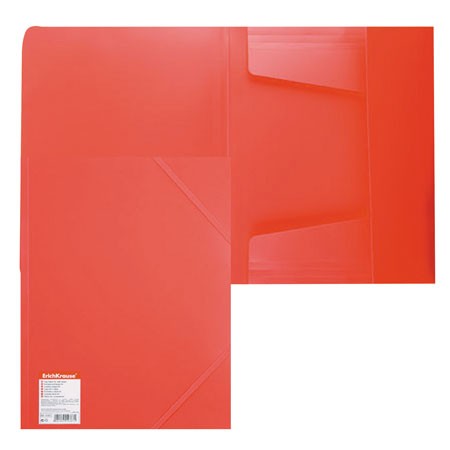 Папка на резинках красная "Standard"  ЕК 14387