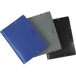 Папка на резинках 13отд. темно-серая "Lamark"  27