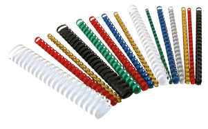 Пружина пластиковая 14мм (черная) 100шт/уп. (А4)