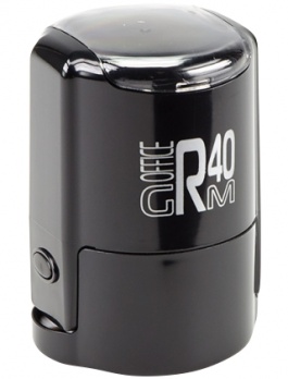 Оснастка д/печати в боксе корп. бело/черный GRM  R40 office+BOX