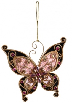 Украшение Бабочка ля флер, 14см     29976