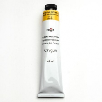 Краска худ. масло Кадмий желтый светлый (имит) Студия 46мл
