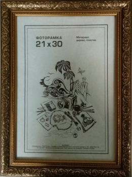 Фоторамка пластиковая 25х35 (багет 3020)
