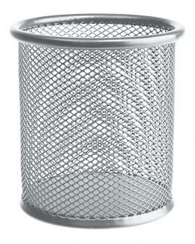 Подставка д/письм. принадл. серебристая 22502