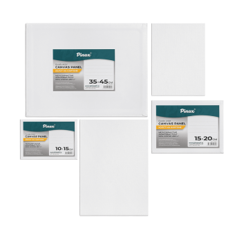 Холст на картоне 40х50см, 100% хлопок, 280г/м2, арт. ХКХ4050