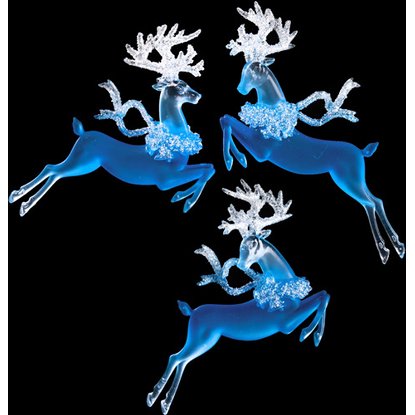 Украшение Олень нарядный 13см  35987