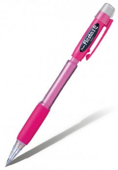 Карандаш автом. 0,7мм Fiesta II, c резиновым грипом, красный корпус