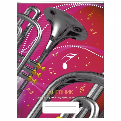 Дневник д/муз. школы 48л. "Дизайн 8" ДМФ234808