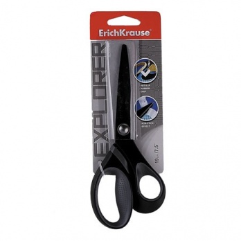 Ножницы 19см "Explorer" черные  ЕК 35107